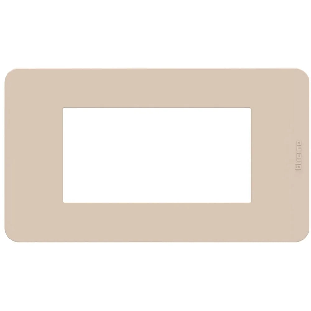 Placca BTicino MatixGO Tones 4 Moduli - Design Elegante e Resistente, SKU JA4804TR