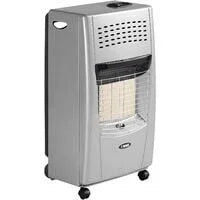 Stufa A Gas Bartolini Bella I Infrarossi Grigia 4200W - Design Elegante, Tre Livelli Di Potenza, Facile Da Spostare