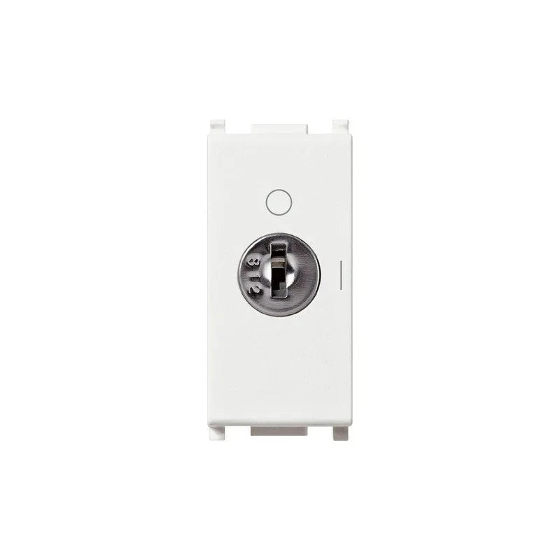 Interruttore Vimar Plana a Chiave 2P 16AX Bianco SKU 14083 - Sicurezza e Design Elegante