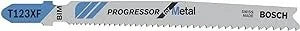 Lame Seghe T-123 X Progr Metallo 3Pz - Utensile Bosch Professionale, Leggero e Robusto