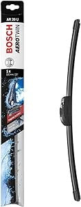 BOSCH AR20U 500mm windshield wiper blade package showcasing design and performance in tough weather conditions.