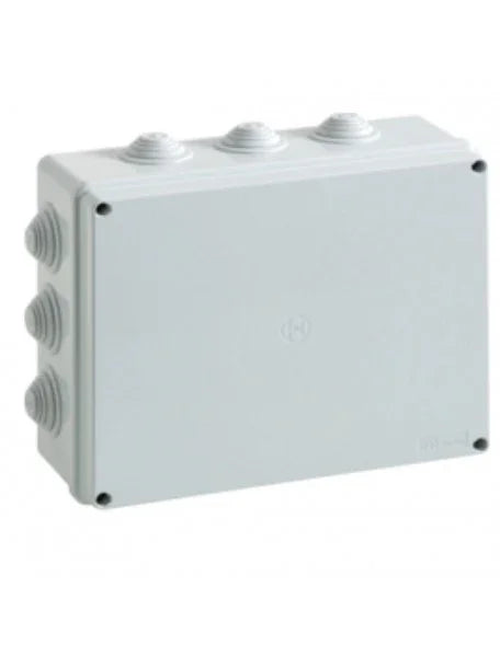 Cassetta Stagna MM240x190x90 IP55 FAEG - Resistente agli Urti, 12 Entrate, Protezione IP55