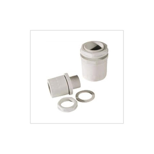 Raccordo tubo-scatola accessori IP65 mm 40, in tecnopolimero PVC con dadi e rondelle.
