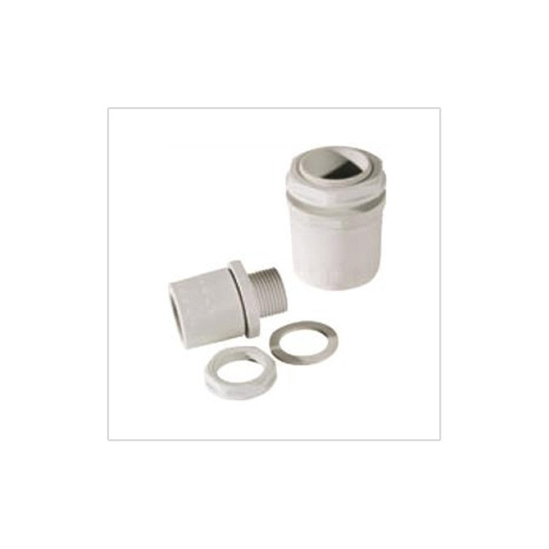 RACCORDO TUBO-SCATOLA ACCESSORI A TENUTA STAGNA con raccordi e guarnizioni in PVC.