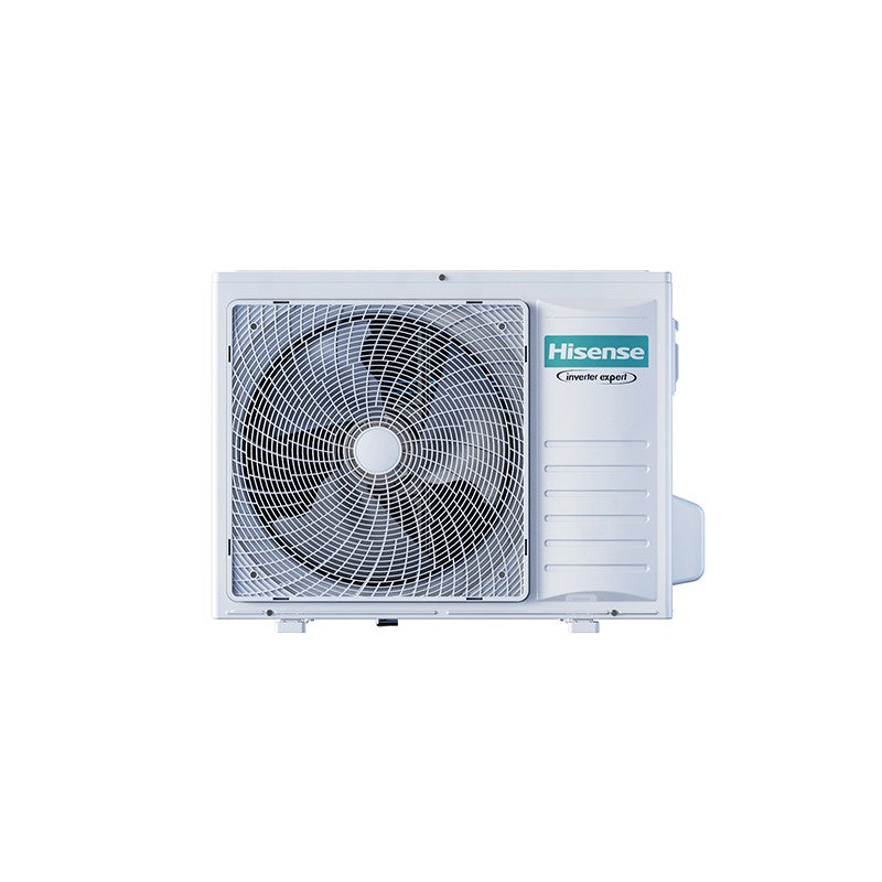 Unità esterna condizionatore Hisense serie Super ACT52U4RJ8, 18000 Btu, progettata per raffreddamento e riscaldamento.