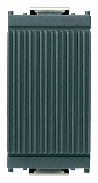 VIMAR 12V 50Hz gray bell housing, SELV 8 VA, featuring ribbed design for enhanced durability and performance.