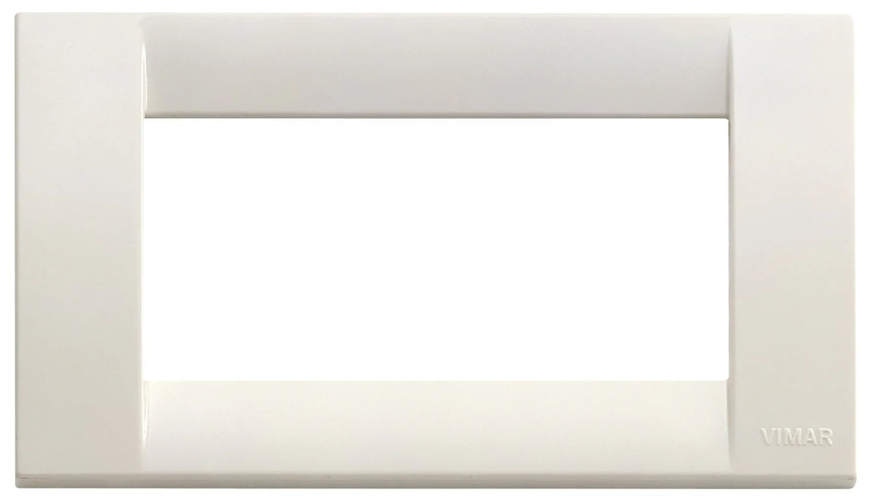 VIMAR Placca Classica 4M Bianco Idea - Codice SKU 16744.04, Materiale Resistenta, Design Elegante