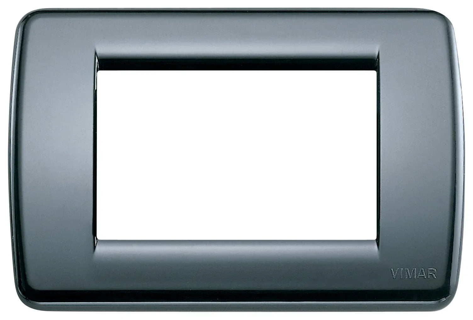 Placca Rondò 3M Grigio Grafite VIMAR - Codice SKU 16763.15, Tecnopolimero Resistente e Elegante
