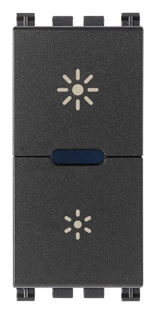 Dimmer MASTER VIMAR 230V Universale Grigio - Codice SKU: 19135.1, Controllo Luminosità per LED, CFL e Incandescenza