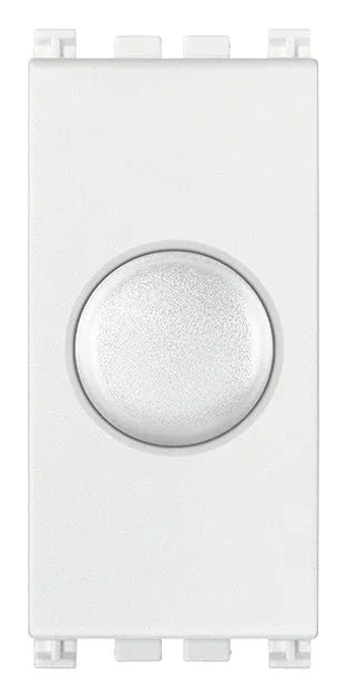 VIMAR Dimmer 230V 100-500W Bianco - SKU 19150.B, Regolatore di Luminosità Elegante e Facile da Installare