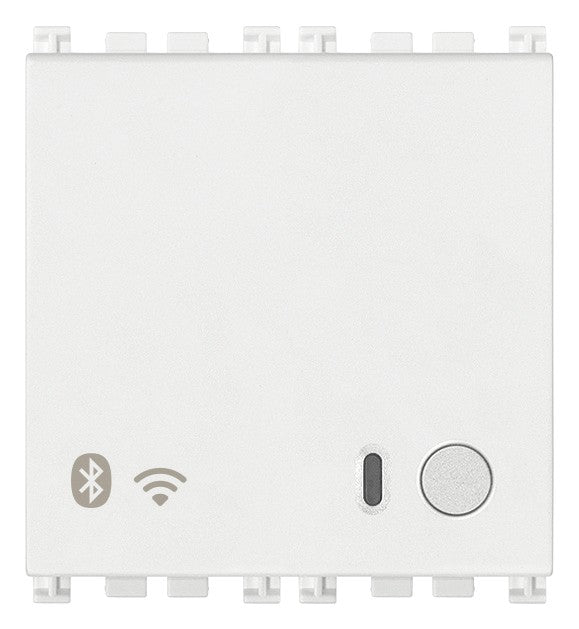 VIMAR IoT Gateway Bluetooth Wi-Fi 2M in white, for smart home integration and supervision.