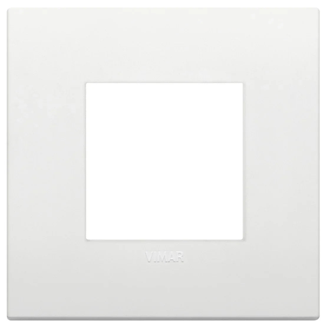Placca VIMAR Classic 2M Bianco 19642.74 - Design Elegante, Tecnopolimero Resistente, Facile Installazione