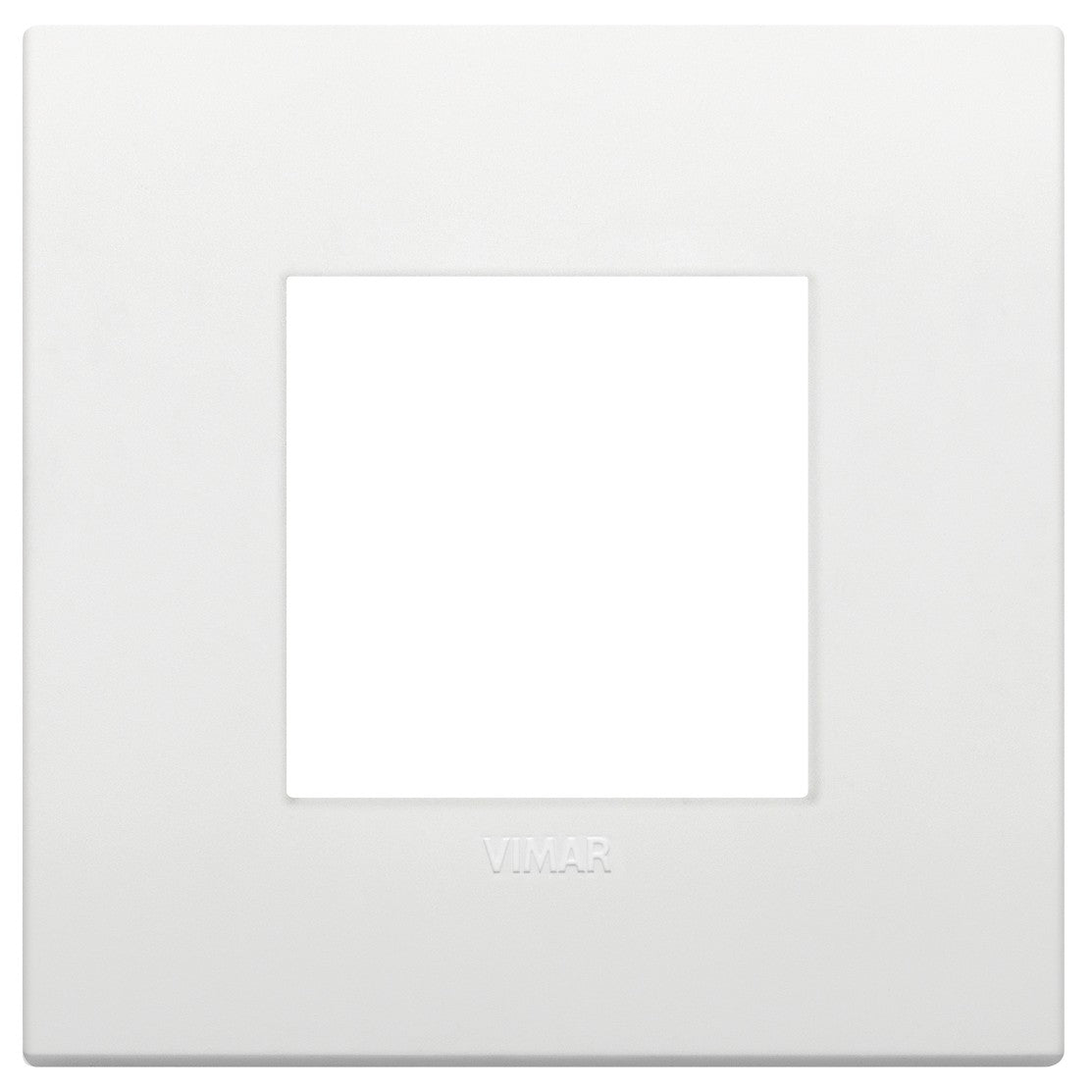 VIMAR Classic 2M white frame, made of technopolymer, ideal for modern electrical installations.