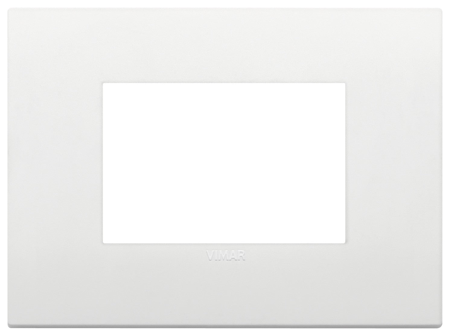 VIMAR Placca Classic 3M bianco 19653.74, tecnopolimero, design elegante per interruttori e prese.
