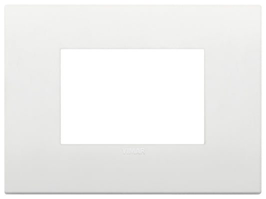 VIMAR Placca Classic 3M bianco 19653.74, tecnopolimero, design elegante per interruttori e prese.