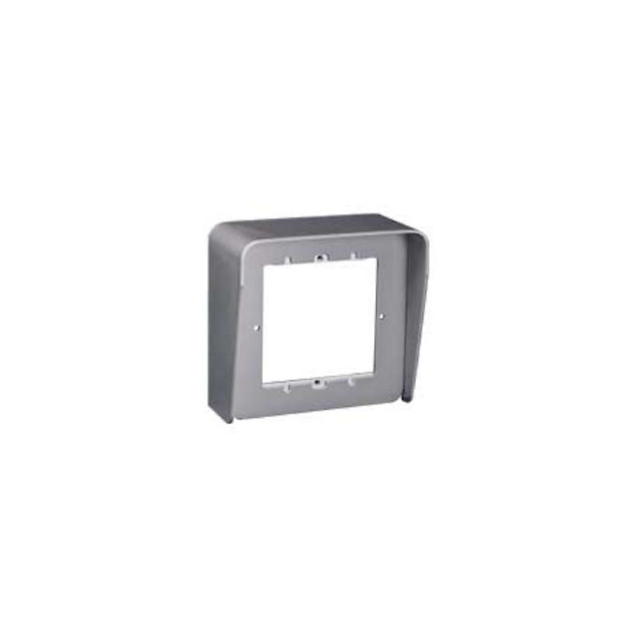 Custodia da parete esterna con visiera 1 modulo Nuova Sinthesi Urmet 1148/311 in metallo grigio