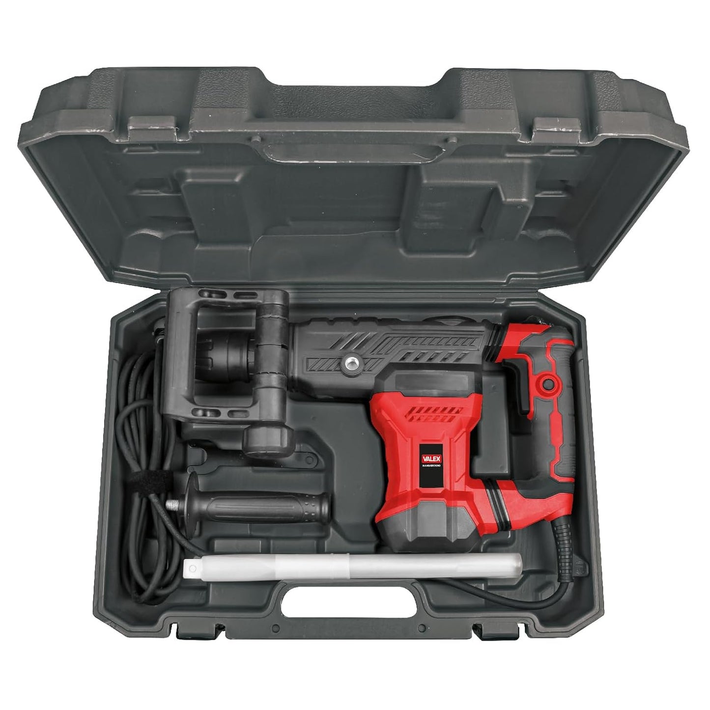 Dettagli del Valex Hammer 7060: sistema anti-vibrazione e attacco SDS-Max per massima versatilità e comfort durante l'uso.