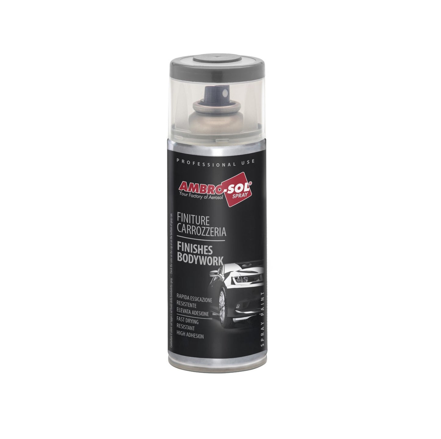 Ambro-Sol Finishes Bodywork spray can for car and motorcycle wheel refinishing, 400ml.