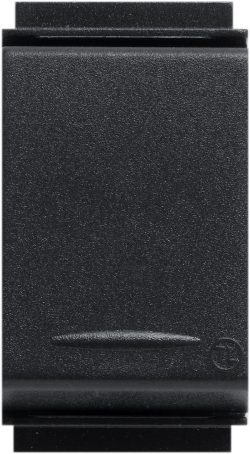 FEB 2003/TL Deviatore Unipolare nero 10A 250V Compatibile con Living Classic e placche Life.