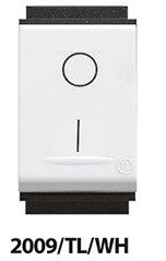 2009/TL/WH electrical switch image, suitable for 10A 250V AC applications, sleek design and easy installation.