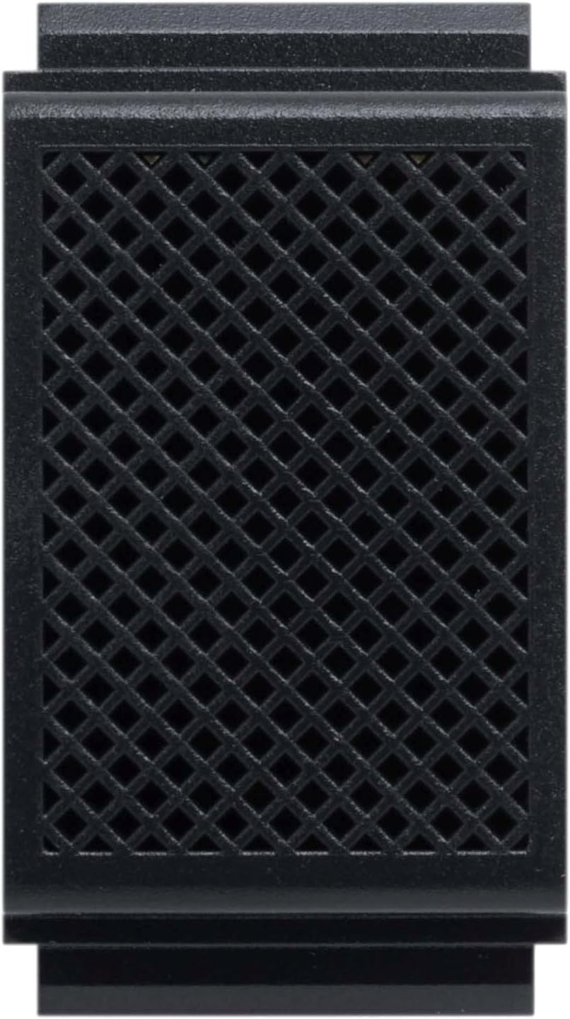 FEB 2072/10TL Suoneria 220V in black, compatible with Living Classic and Life plates, Italian design.