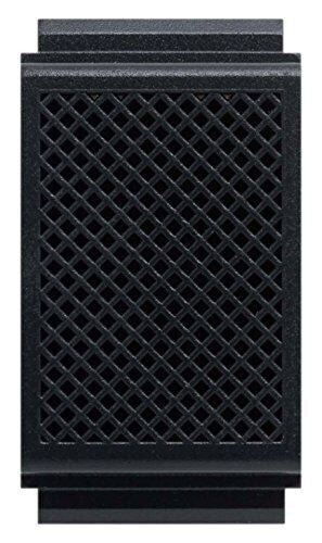 FEB 2075/1TL Ronzatore 12V black component with a diamond pattern design, ideal for electrical applications.