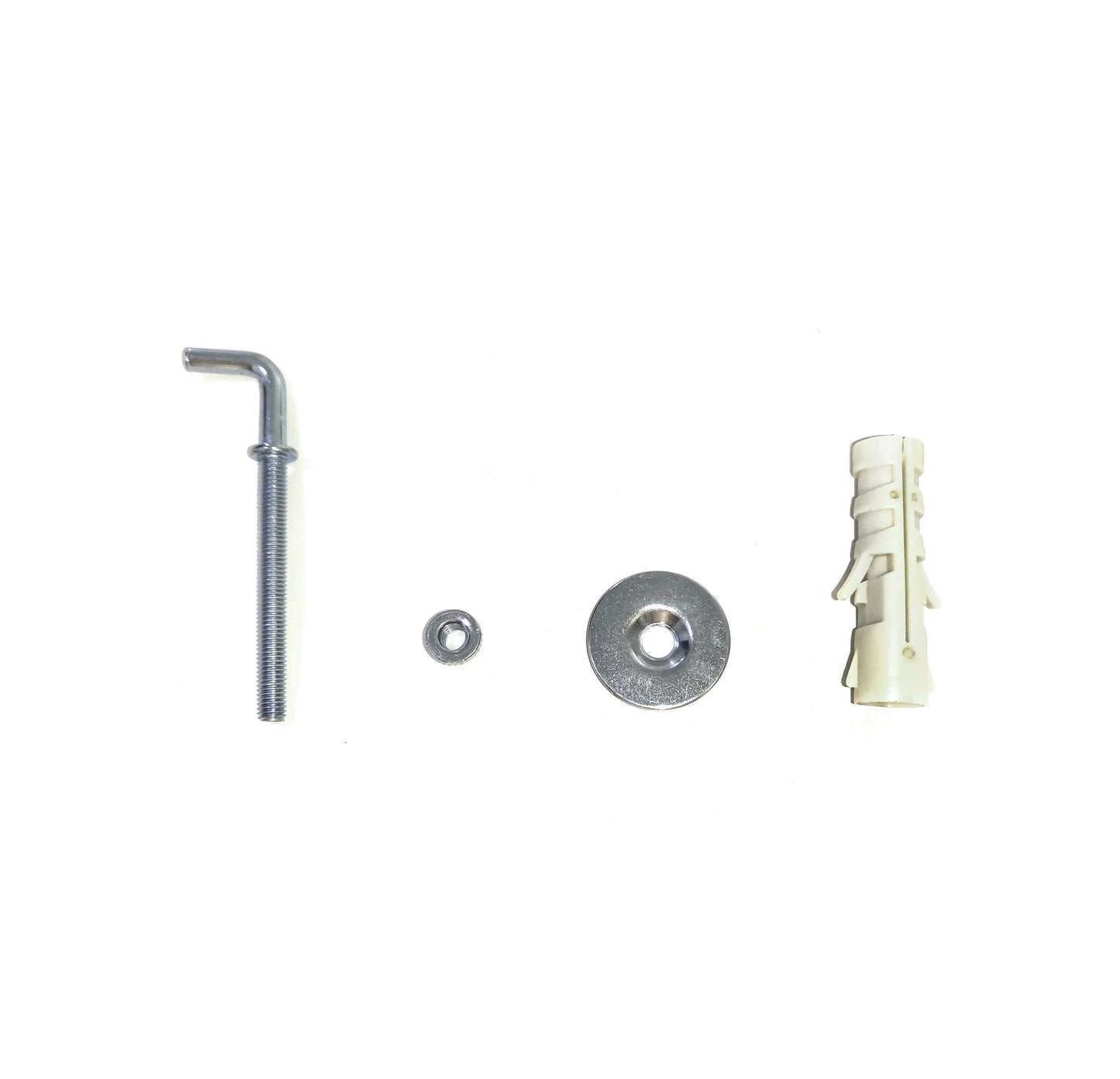 Nobex 7689 E12X45 nylon expansion anchors set, including screw, washer, and anchor, ideal for medium applications.