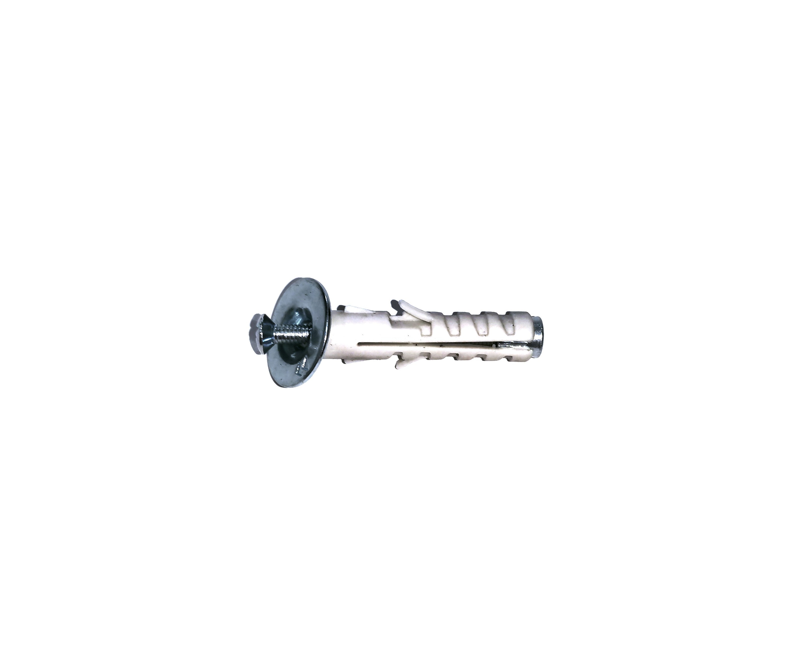 Nobex FUN-V M4 E9X40 nylon anchor screw, 9mm diameter, 40mm length, pack of 100, ideal for various construction projects.
