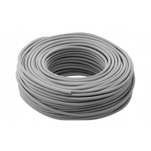 Cavo Grigio FG16OR16 3G2,5 mmq con doppio isolamento antifiamma, ideale per usi industriali e residenziali.