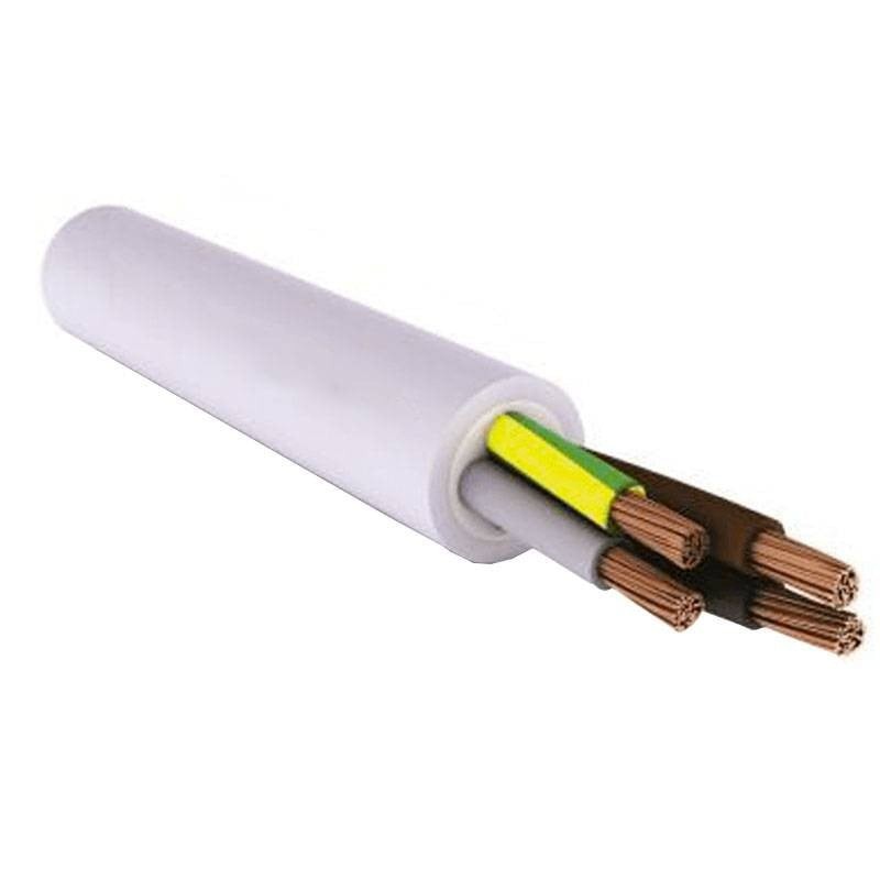 Cavo Grigio FG16OR16 con doppio isolamento antifiamma, 4G4 mmq, 100 mt, per uso industriale e residenziale.