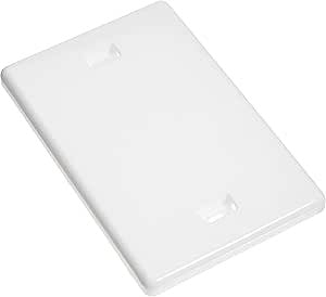 Coperchio bianco per scatola parete a 3 posti marca FEB, modello FEB 2810/WH, ideale per installazioni elettriche.