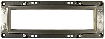 FEB 2980/TL/6 supporto per placche con 6 posti, ideale per installazioni elettriche, robustezza garantita.