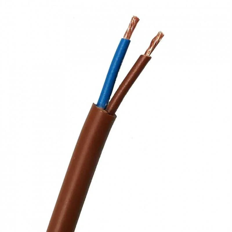 Cavo Antifiamma FS18OR18 2x2,5 MMQ Marrone - 300/500V, Flessibile, Resistenza Ingegneristica