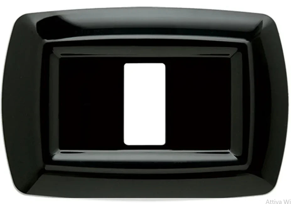 Placca Tondo' 6 Posti Nero FEB 2596/N - Design Elegante, Installazione Facile, Alta Qualità