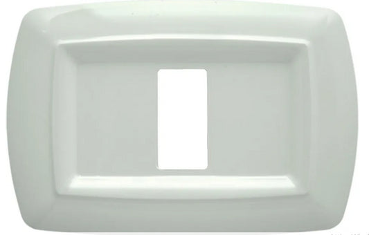 Placca Tondo' FEB 2596/WH bianca con 6 posti, design elegante e funzionale per interni.