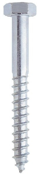 VITE T/FONDO TE. a Legno 8x80 100pz, acciaio zincato bianco, parte della linea Fruilsider.