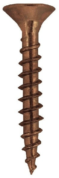 VITE TPS Truc. Fil. Bronzata 4x25 by Friulsider - fully threaded screw, copper finish, sold in packs of 500.