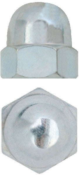 Dado Cieco M8 DIN1587, zinc-coated, 200 pcs, by Friulsider, suitable for various fastening applications.