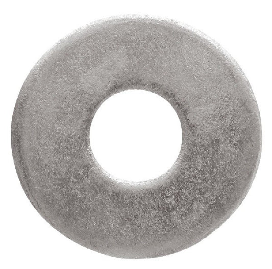 Rondella Piana DIN125-1 zincato bianco 6.4x12, 1000pz, resistente e durevole, ideale per fissaggi.