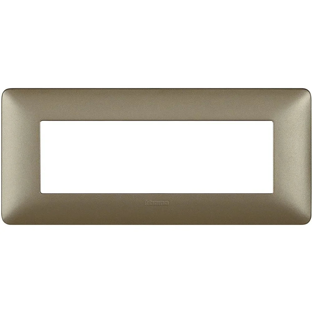 Placca BTicino Matix 6 Moduli Titanium AM4806MTA | Design Elegante e Funzionale