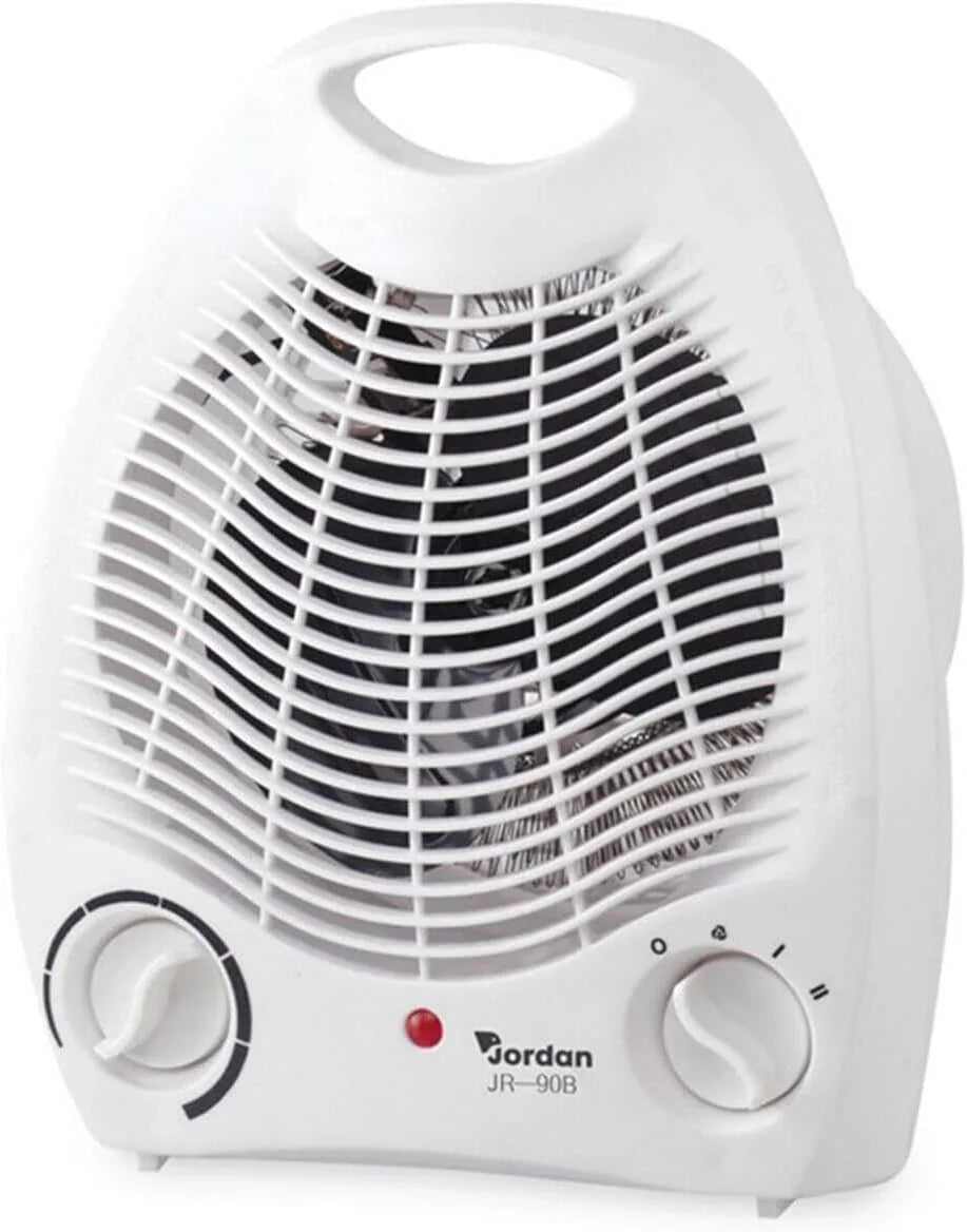 Caldobagno Elettrico Jordan 2000W - Termoventilatore Portatile Basso Consumo, Calore Immediato per Bagno e Casa