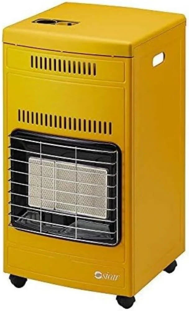 Stufa Infrarossi GPL SICAR Euro 90 4200W - Potenza, Sicurezza e Design Moderno, Gialla