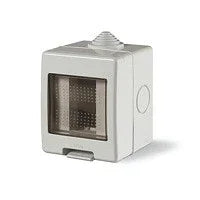 Involucro Stagno IP55 1P Con Portello - Protezione Da Polvere E Umidità - Compatibile Con Series EVOLUTION e 8000 - SKU [inserisci codice SKU]