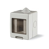 Involucro stagno IP55, contenitore da parete per installazioni serie EVOLUTION e 8000, con portello.