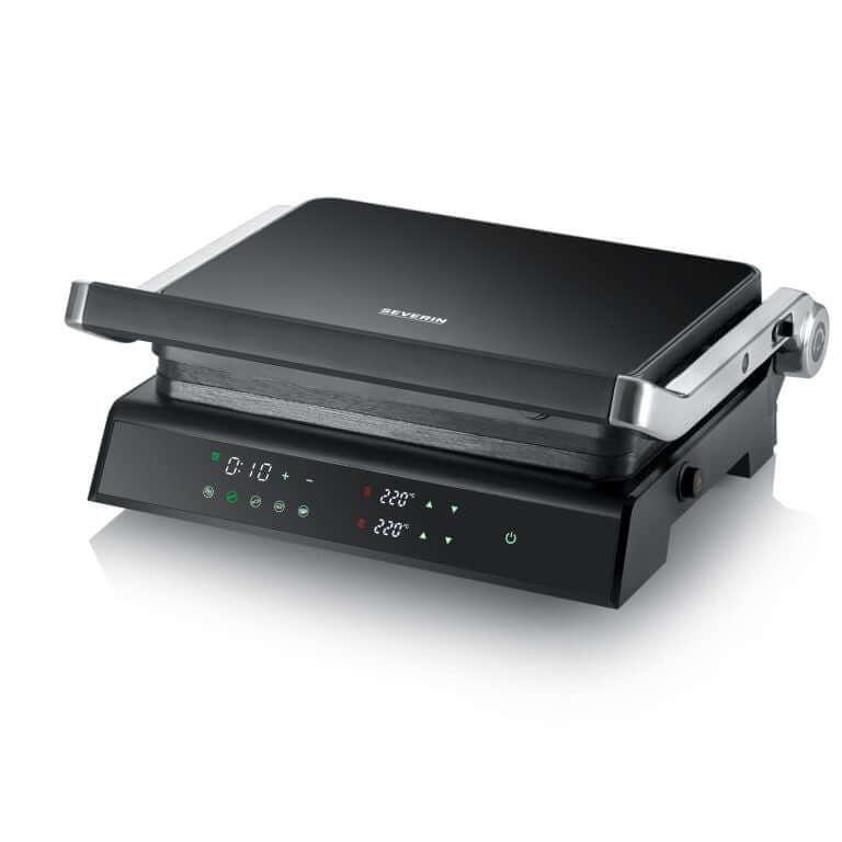 Grill A Contatto KG 2399 - 5 Programmi Automatici, Piastra Ceramica, Termostato Fino a 230°C