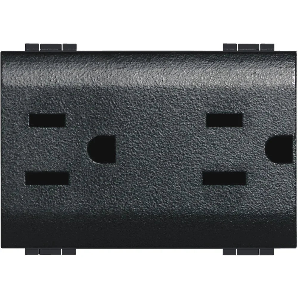 Presa Duplex Universale 2P+T 16A 127-250 Vac - Standard Americano - BTicino L4188, Sicurezza e Design Elegante