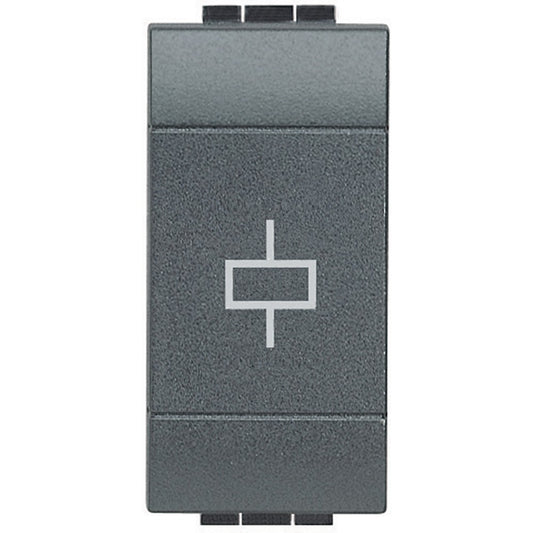 Living Int. monostable relay with NO/NC contact, 250 Va.c. rated, 12 Va.c. coil, antracite design