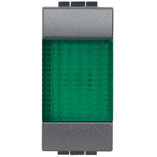 Living Int. portalampada con diffusore verde L4371V, antracite finish for LED art. LN4742V12T and LN4742V230T.