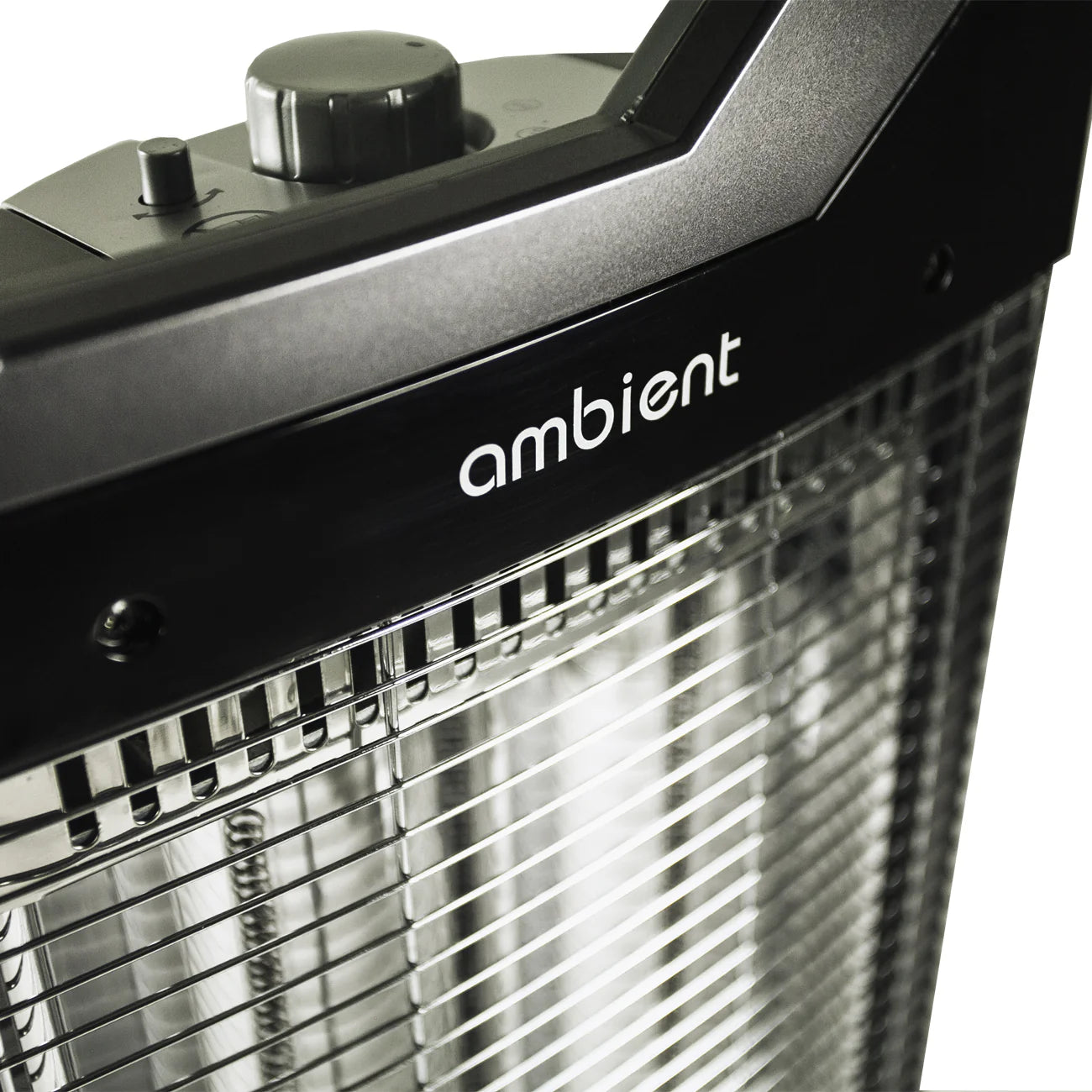 Argo Ambient Stufa in Fibra di Carbonio (Cod. 191070154) – 1000 W, Riscaldamento Rapido e Oscillante