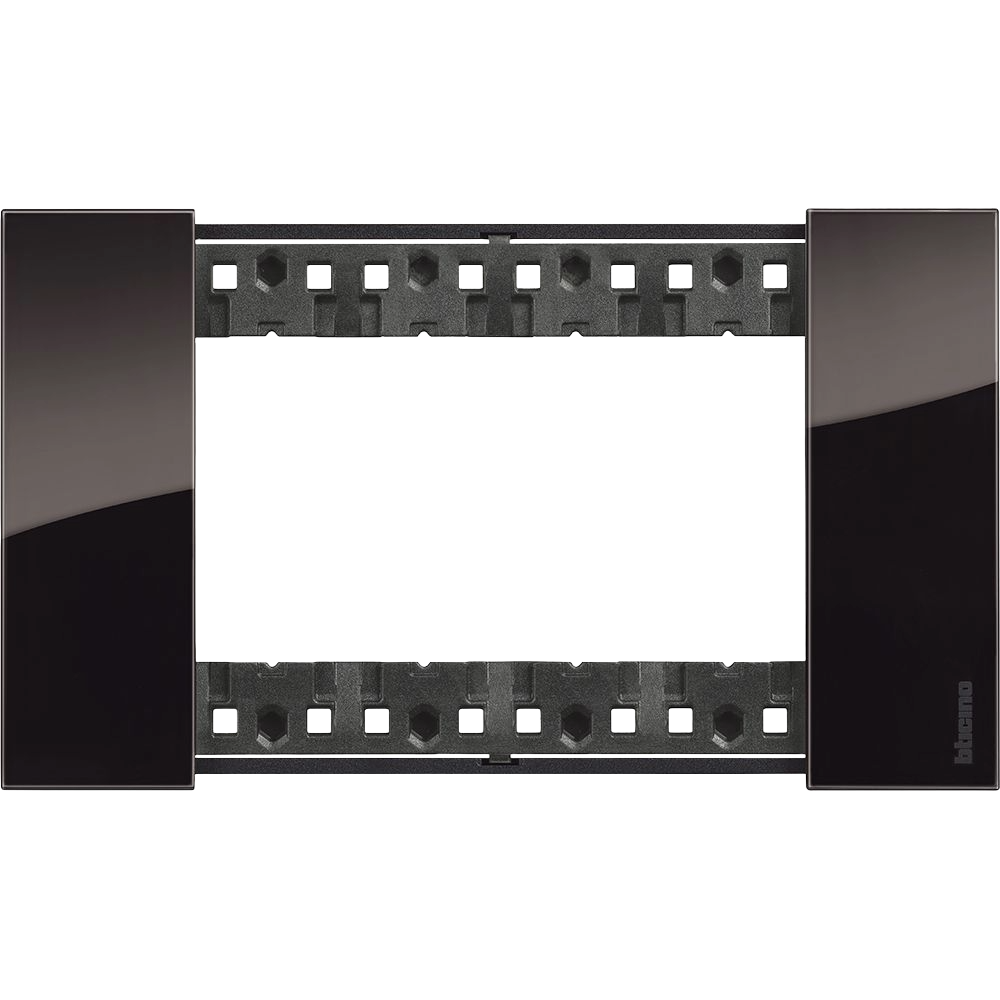 Placca 4 Moduli Bticino Living Now Colore Notte (Dark) - KA4804DG
